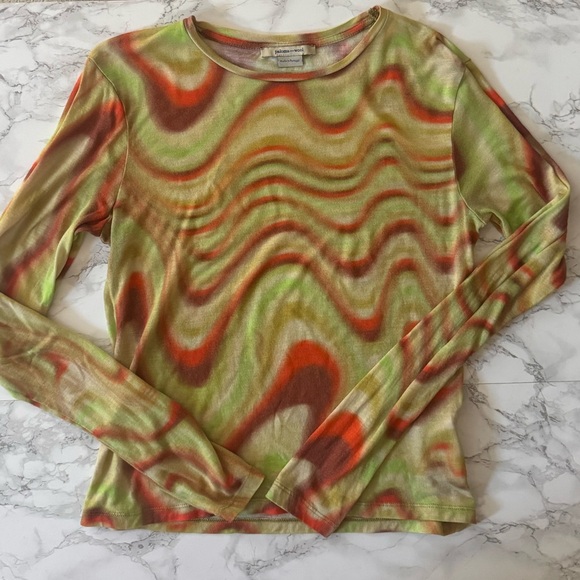Paloma Wool Dilema Shirt Size Small swirl colorful - Picture 4 of 7